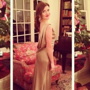 ✨Haute Hippie “Lady Liberty” One Shoulder Backless Gown | Chic and Dramatic